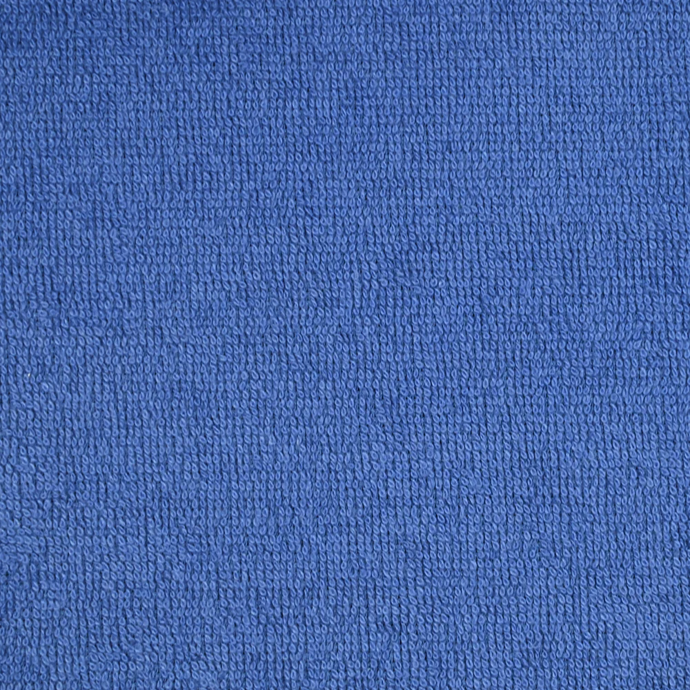 Tissu éponge bambou bleu roi vendu au mètre - Image 4