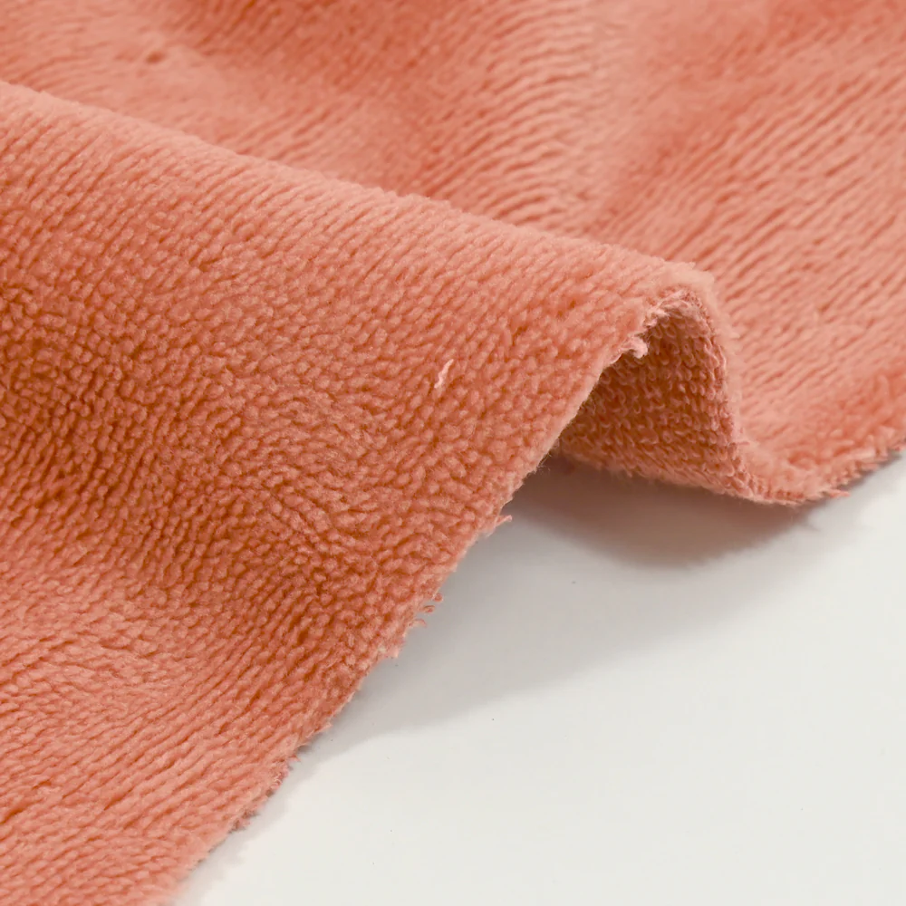 Tissu éponge bambou marsala vendu au mètre - Image 3