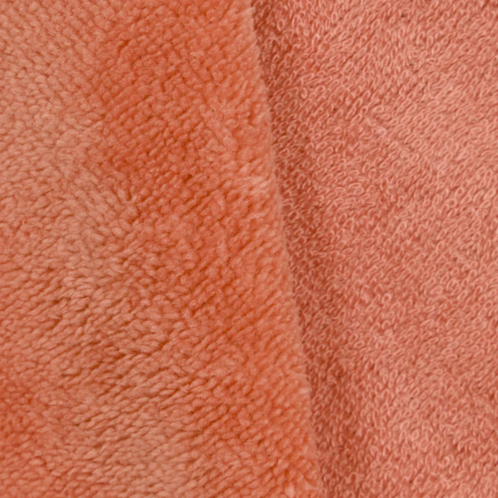 Tissu éponge bambou marsala vendu au mètre - Image 4