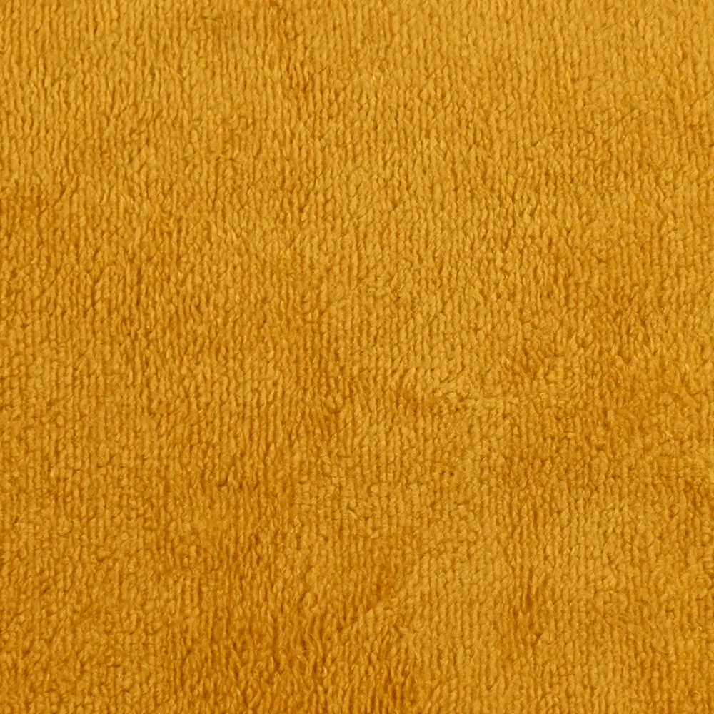Tissu éponge bambou moutarde vendu au mètre - Image 5