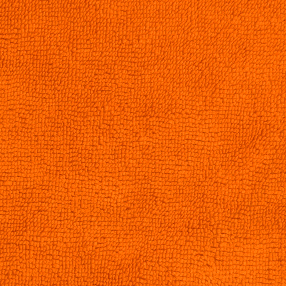 Tissu éponge bambou orange vendu au mètre - Image 3