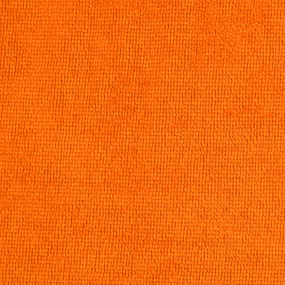 Tissu éponge bambou orange vendu au mètre - Image 4