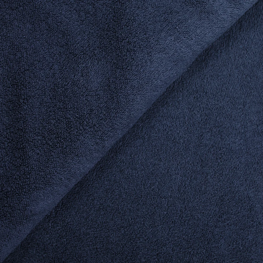 Tissu éponge coton marine au mètre
