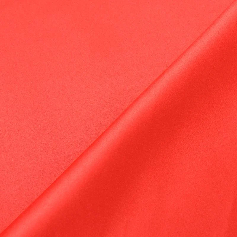 Tissu Satin mat toucher soie rouge - Image 2