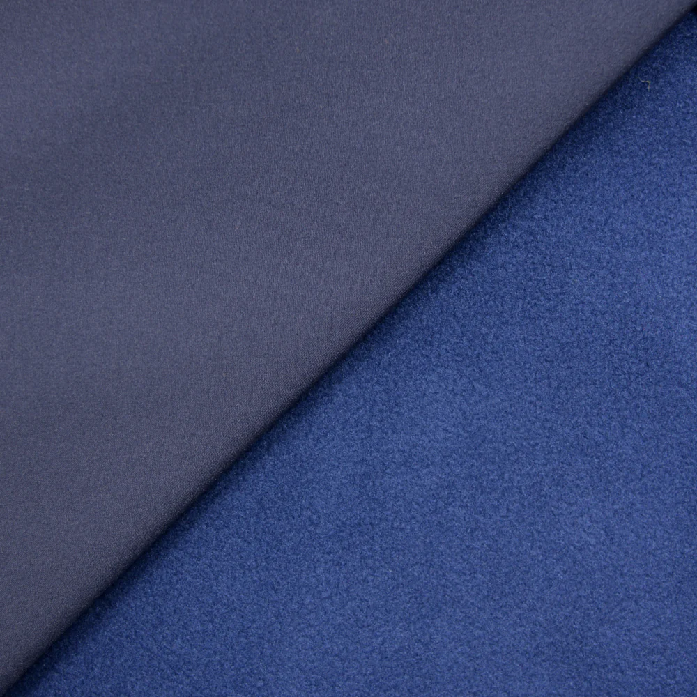 Tissu Softshell uni marine