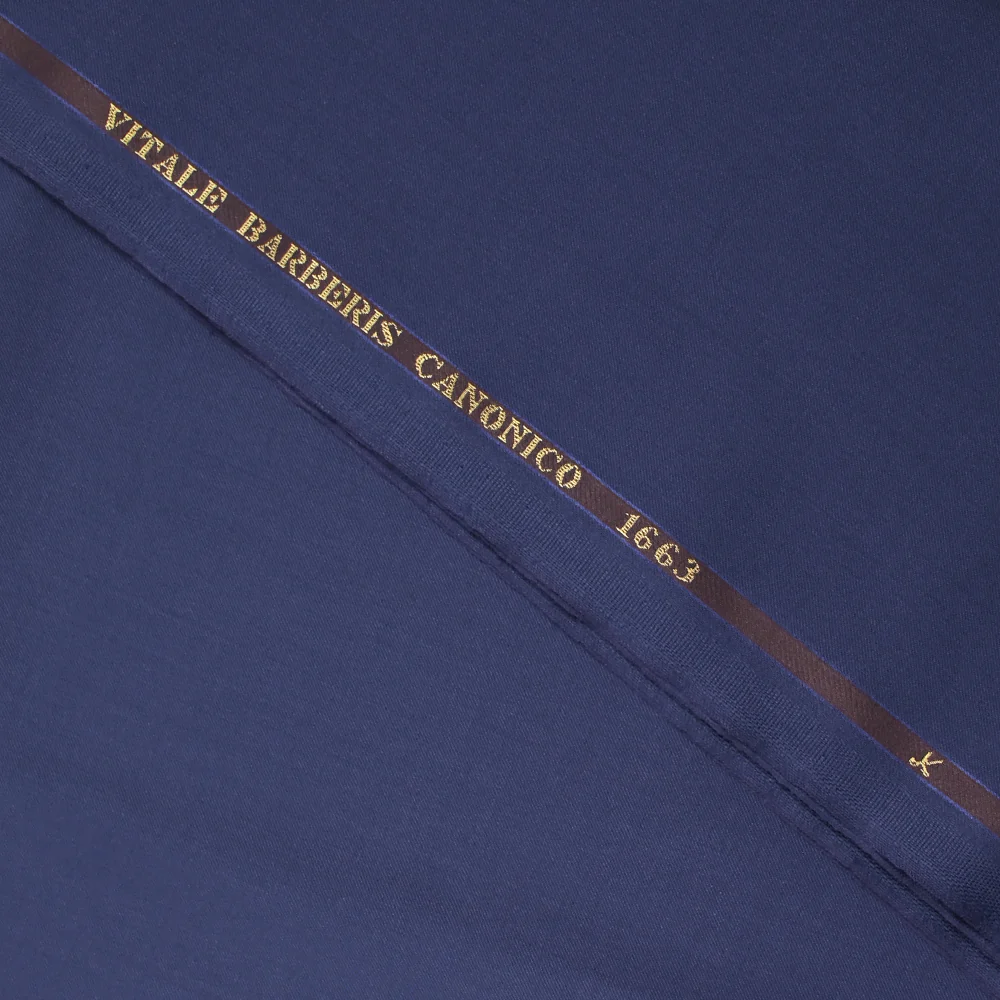 Tissu tailleur 100% laine Super 110's bleu foncé - Image 3