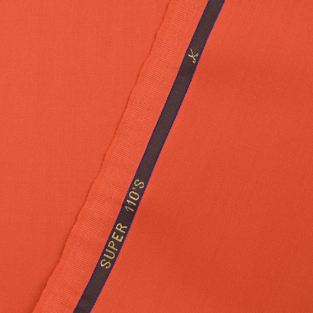 Tissu tailleur 100% laine Super 110's mandarine - Image 3