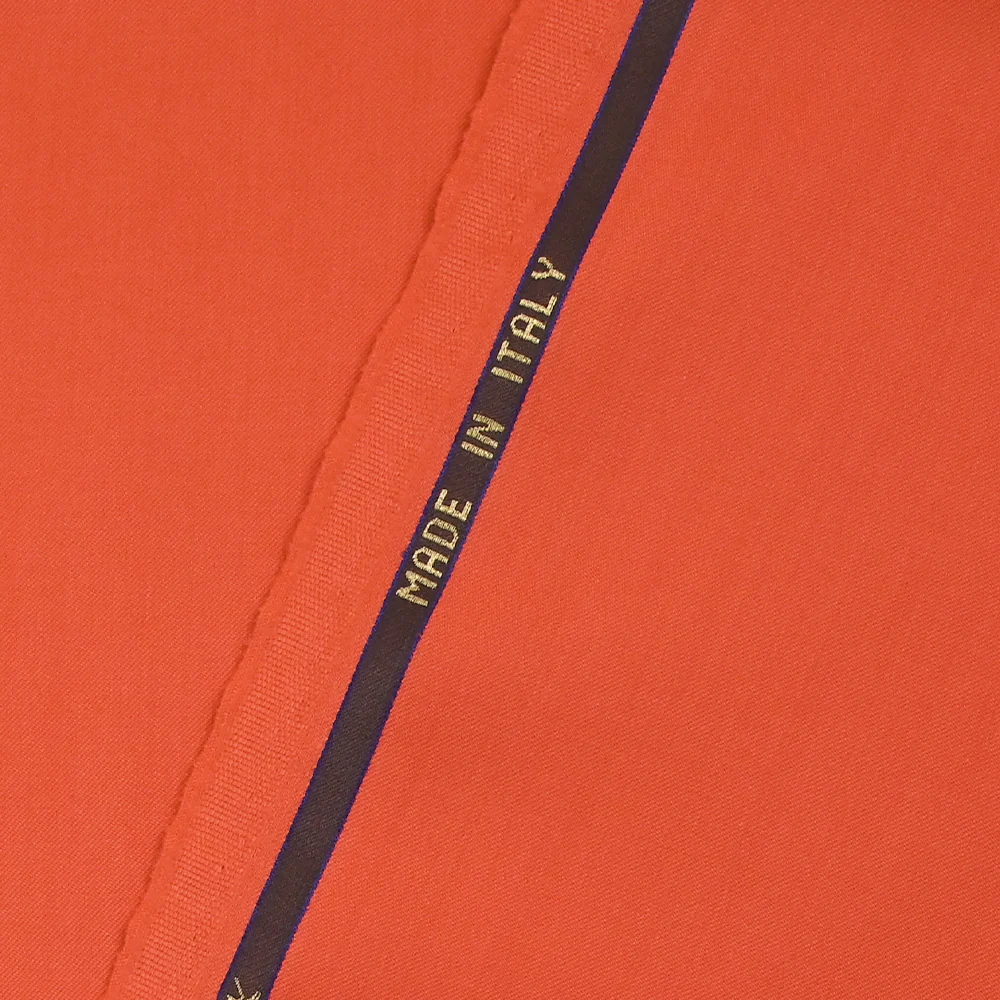 Tissu tailleur 100% laine Super 110's mandarine - Image 5