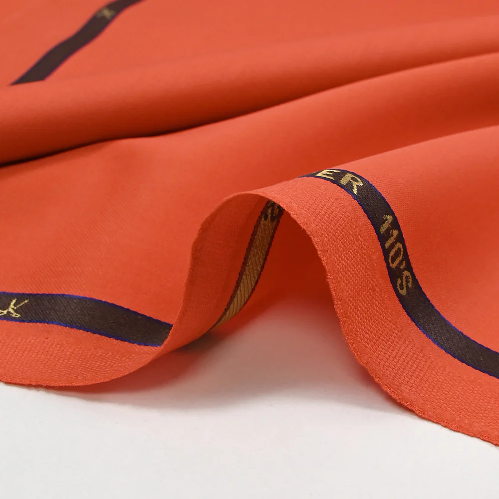 Tissu tailleur 100% laine Super 110's mandarine - Image 7