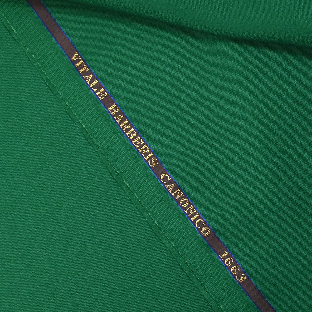 Tissu tailleur 100% laine Super 110's vert prairie - Image 4
