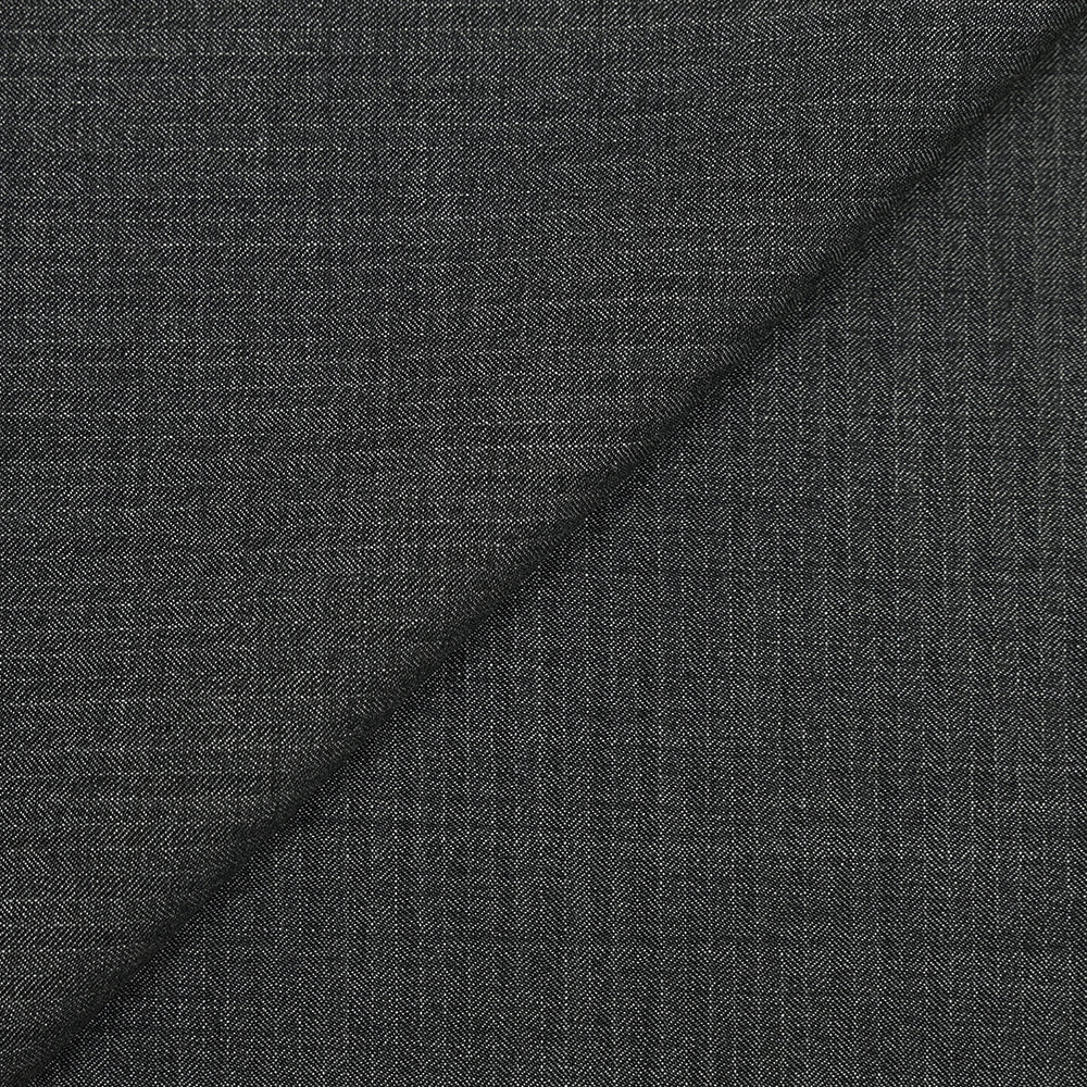Tissu tailleur en laine mélangée à chevrons gris