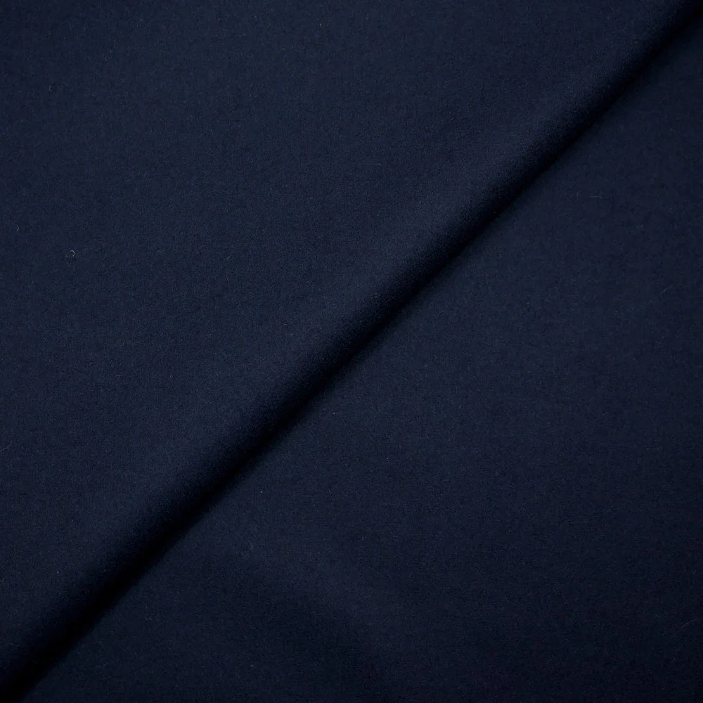 Tissu tailleur en laine mélangée bleu marine