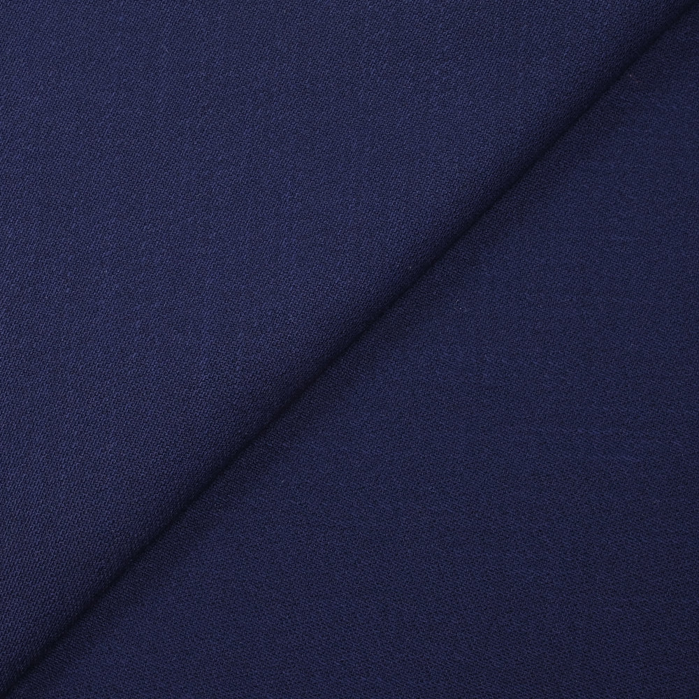Tissu tailleur en laine mélangée bleu marine