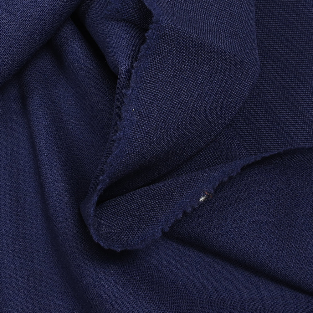 Tissu tailleur en laine mélangée bleu marine - Image 3