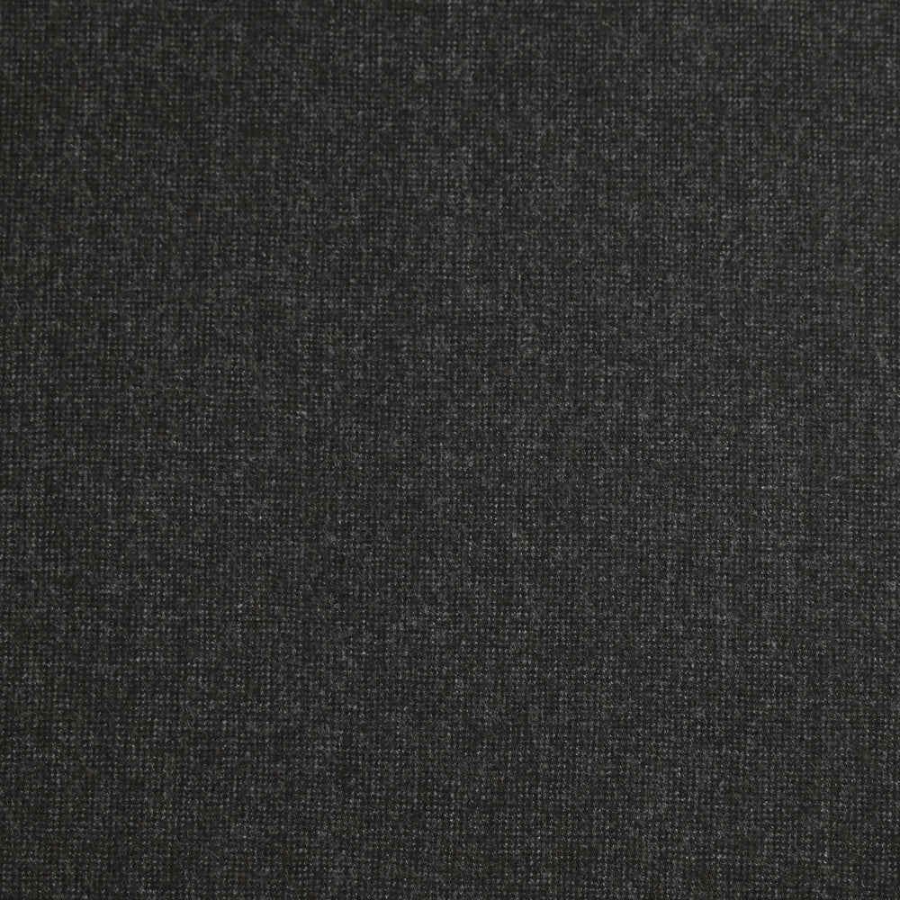 Tissu tailleur en laine mélangée grattée gris anthracite - Image 3