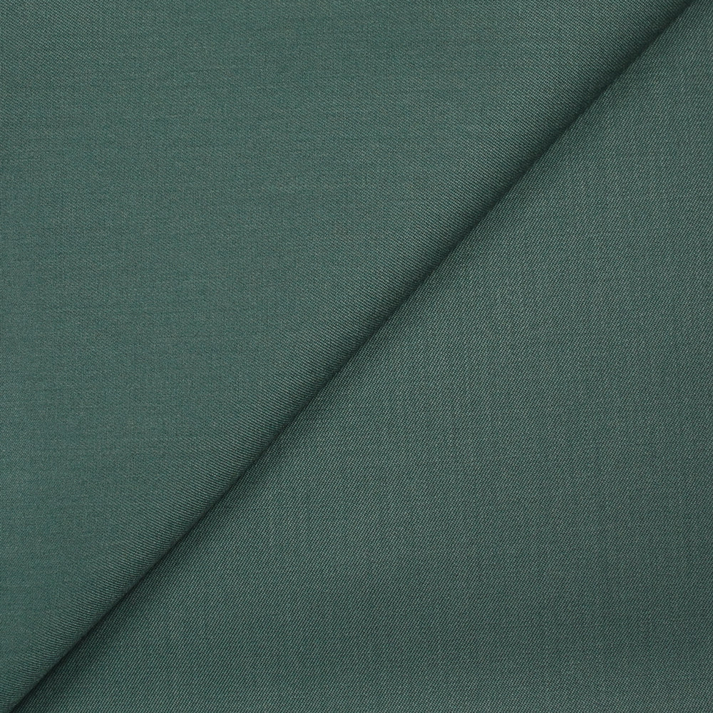 Tissu tailleur en laine mélangée kaki foncé