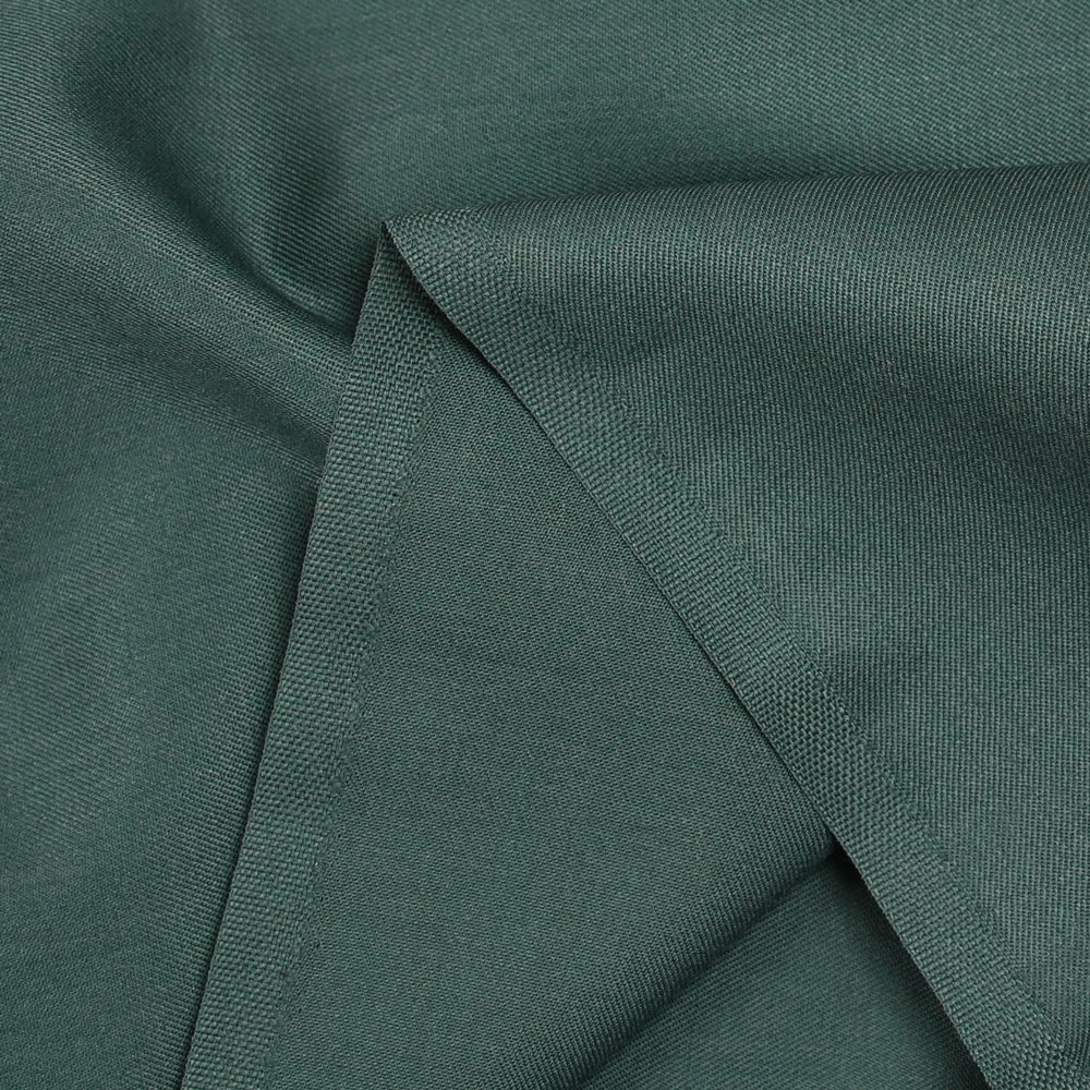 Tissu tailleur en laine mélangée kaki foncé - Image 3