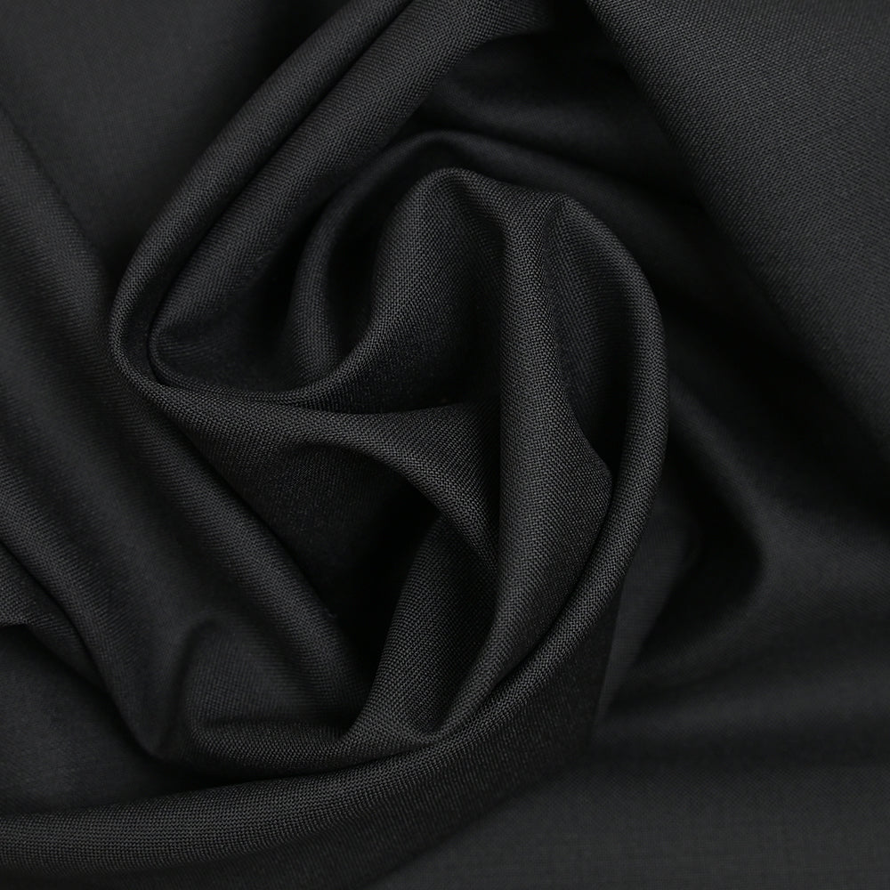 Tissu tailleur en laine noire - Image 2