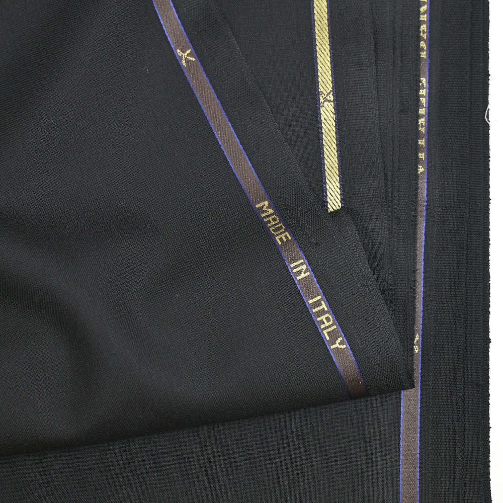 Tissu tailleur en laine noire - Image 3