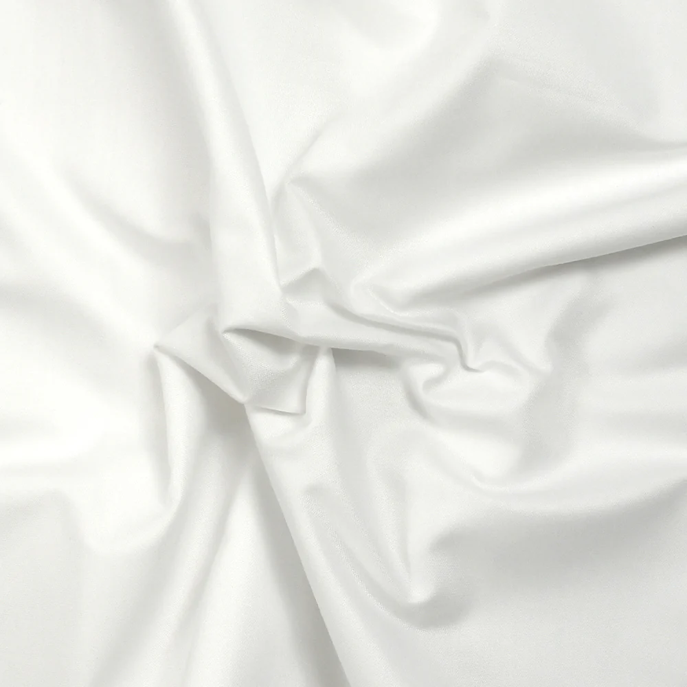 Tissu tailleur en polyester blanc - Image 3