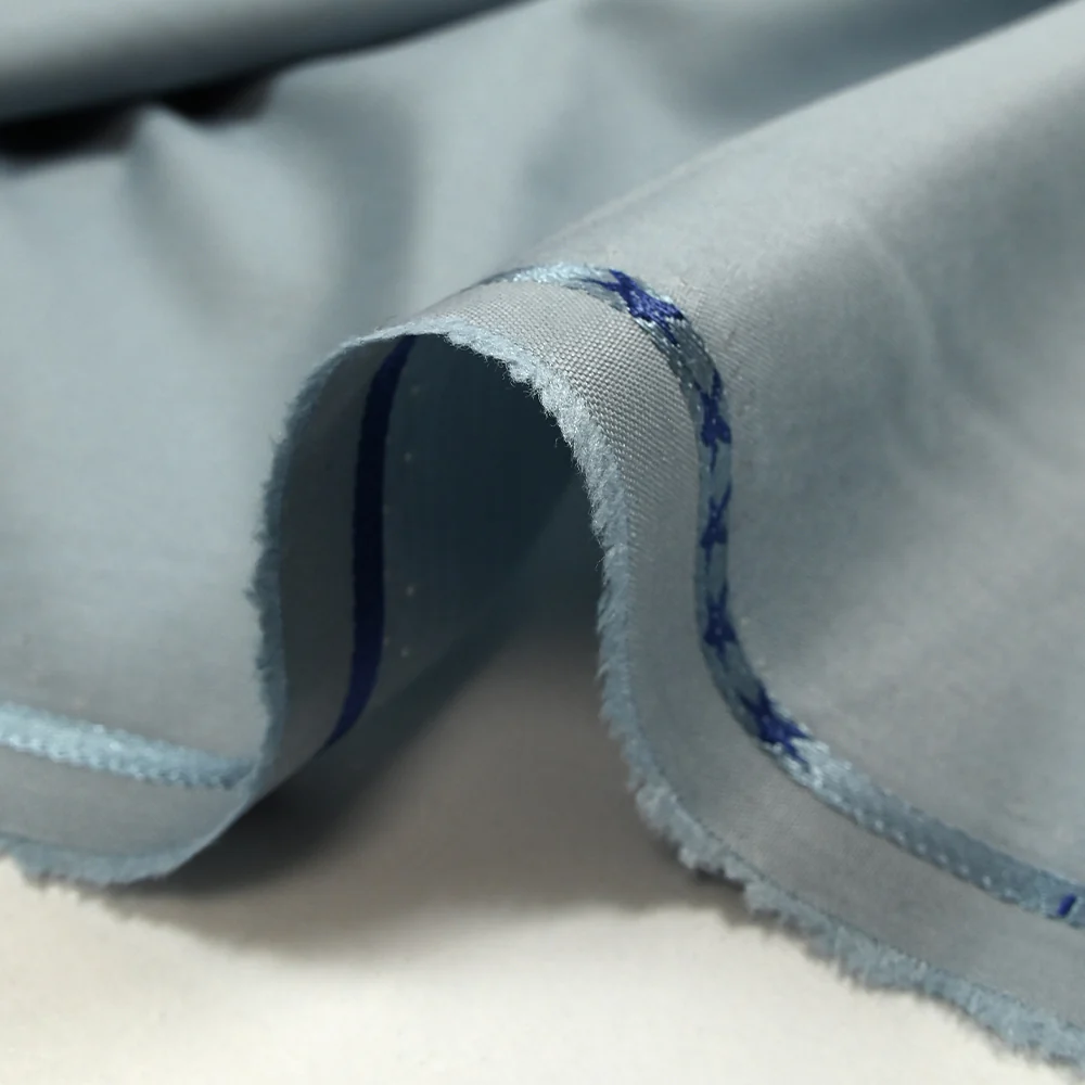 Tissu tailleur en polyester bleu charrette - Image 6