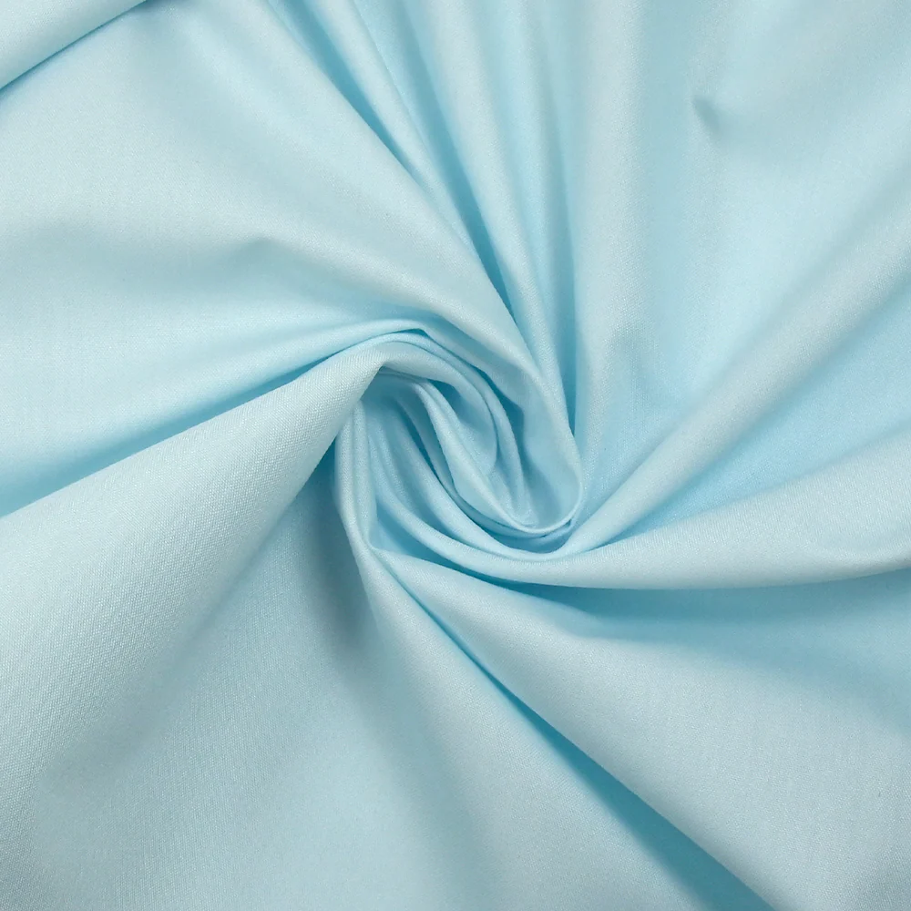 Tissu tailleur en polyester bleu pastel - Image 2