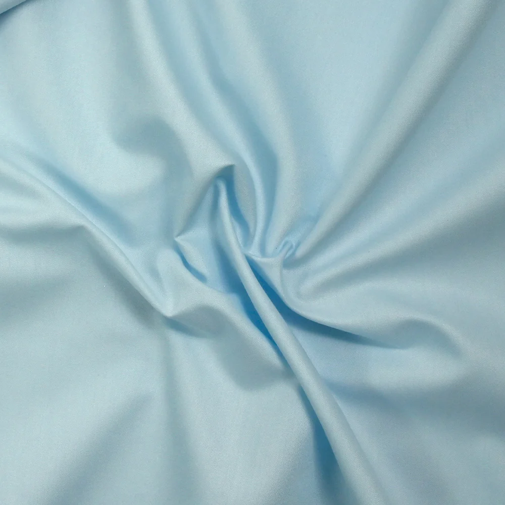 Tissu tailleur en polyester bleu pastel - Image 3