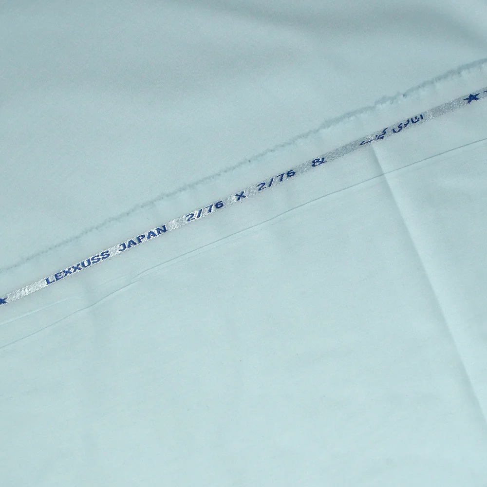 Tissu tailleur en polyester bleu pastel - Image 4