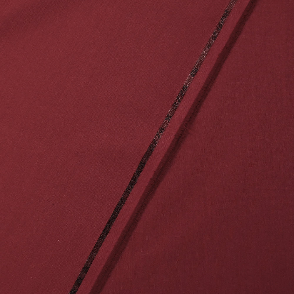 Tissu tailleur en polyester bordeaux - Image 4