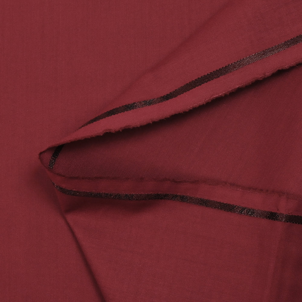Tissu tailleur en polyester bordeaux - Image 5