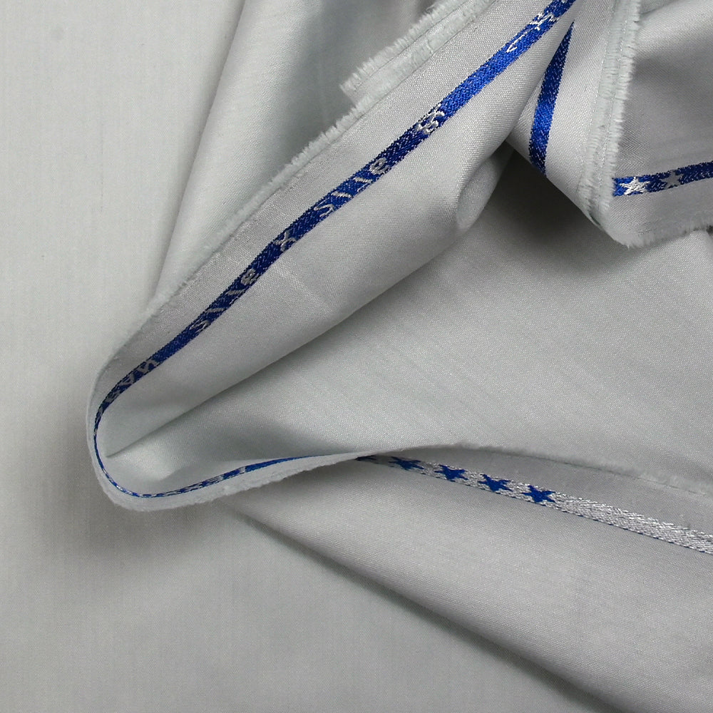 Tissu tailleur en polyester gris clair - Image 5