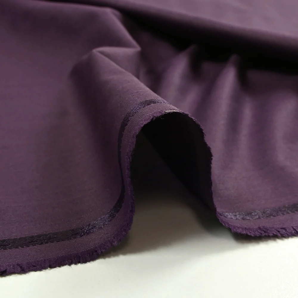 Tissu tailleur en polyester violet foncé - Image 5