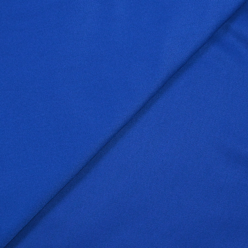 Tissu tailleur en polyviscose sergé bleu