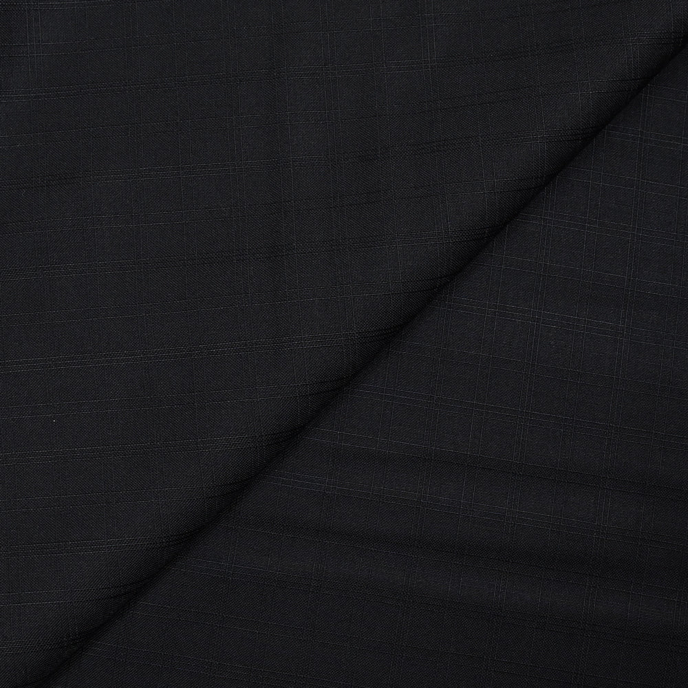 Tissu tailleur laine mélangée à carreaux noir