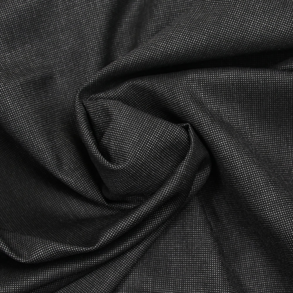 Tissu tailleur laine mélangée fantaisie Elise gris - Image 2