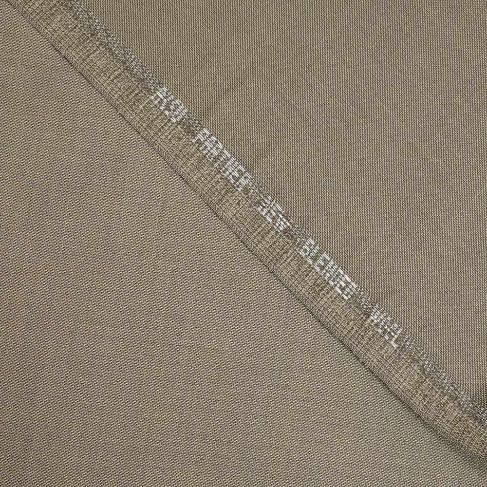 Tissu tailleur laine mélangée fantaisie grège - Image 3