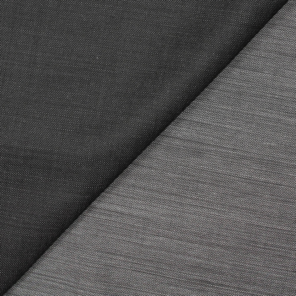 Tissu tailleur laine mélangée fantaisie gris anthracite - Image 3