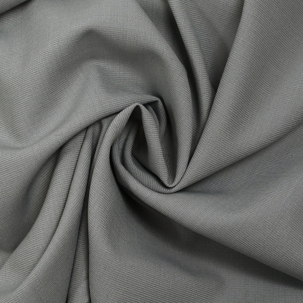 Tissu tailleur laine mélangée gris clair - Image 2