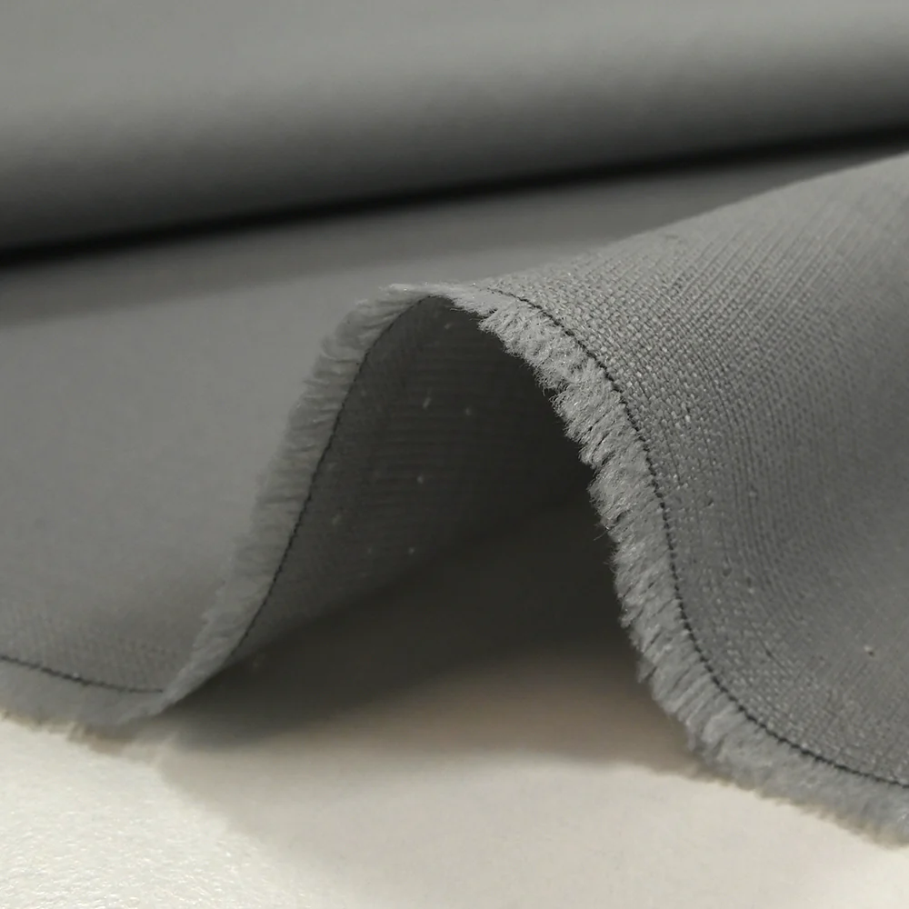 Tissu tailleur laine mélangée gris clair - Image 4