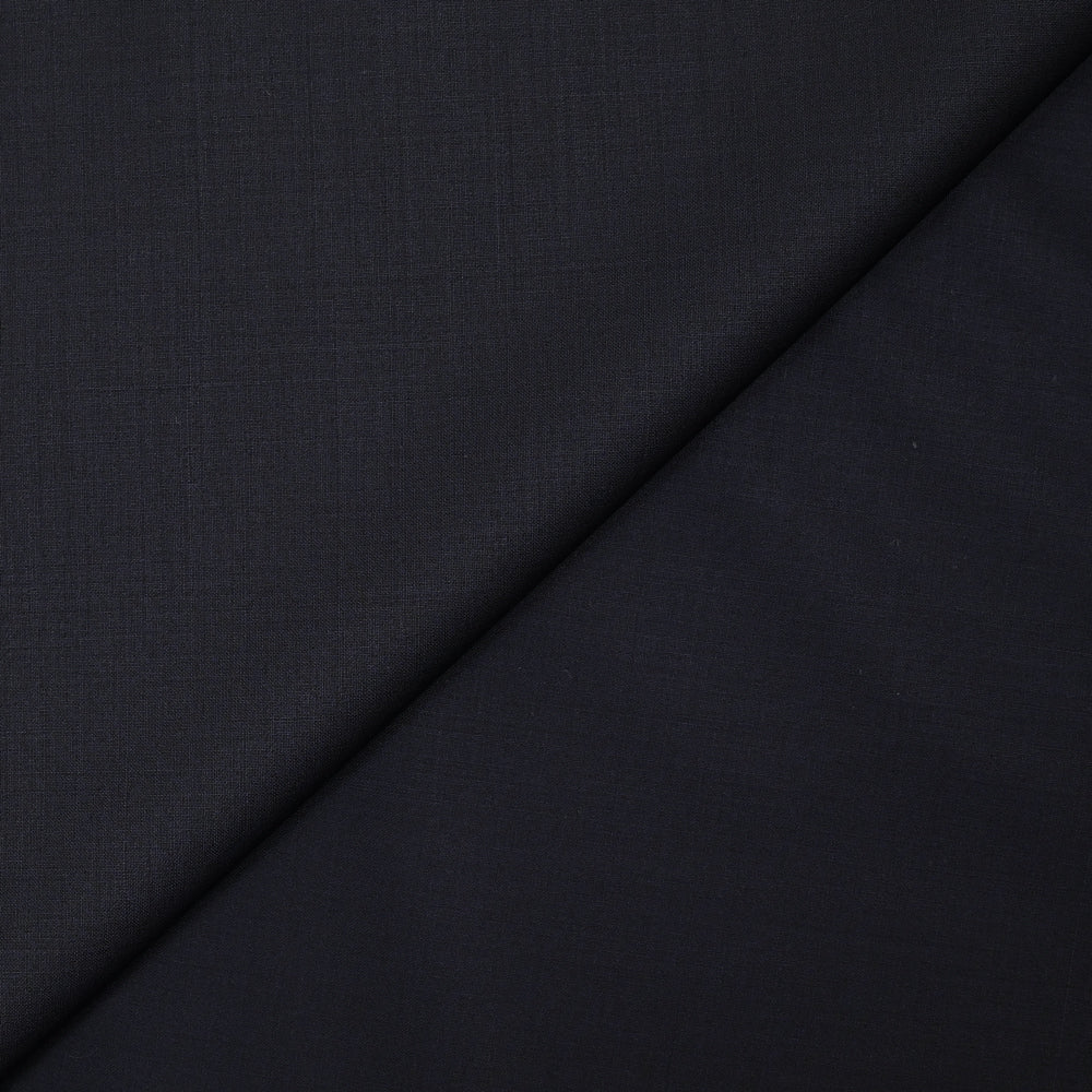 Tissu tailleur laine mélangée marine