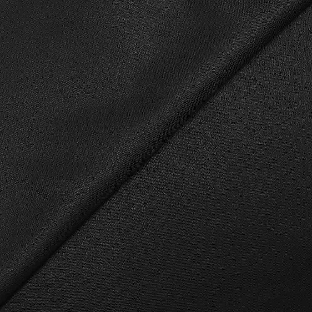 Tissu tailleur laine mélangée noir charbon