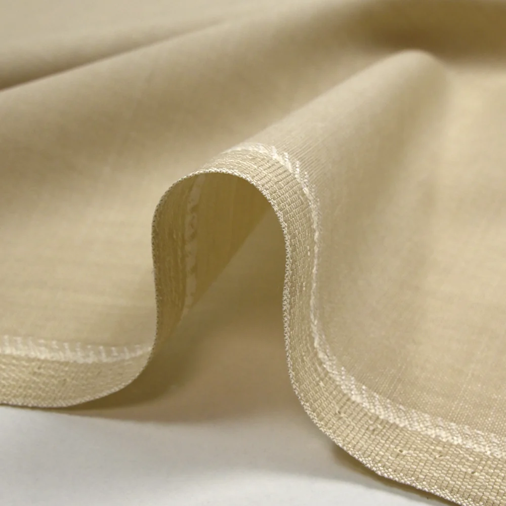 Tissu tailleur laine mélangée sable - Image 5