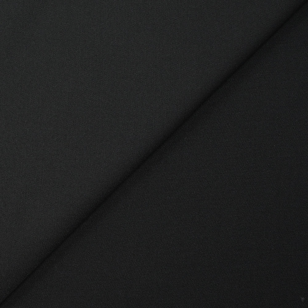 Tissu tailleur laine mélangée sergé noir charbon