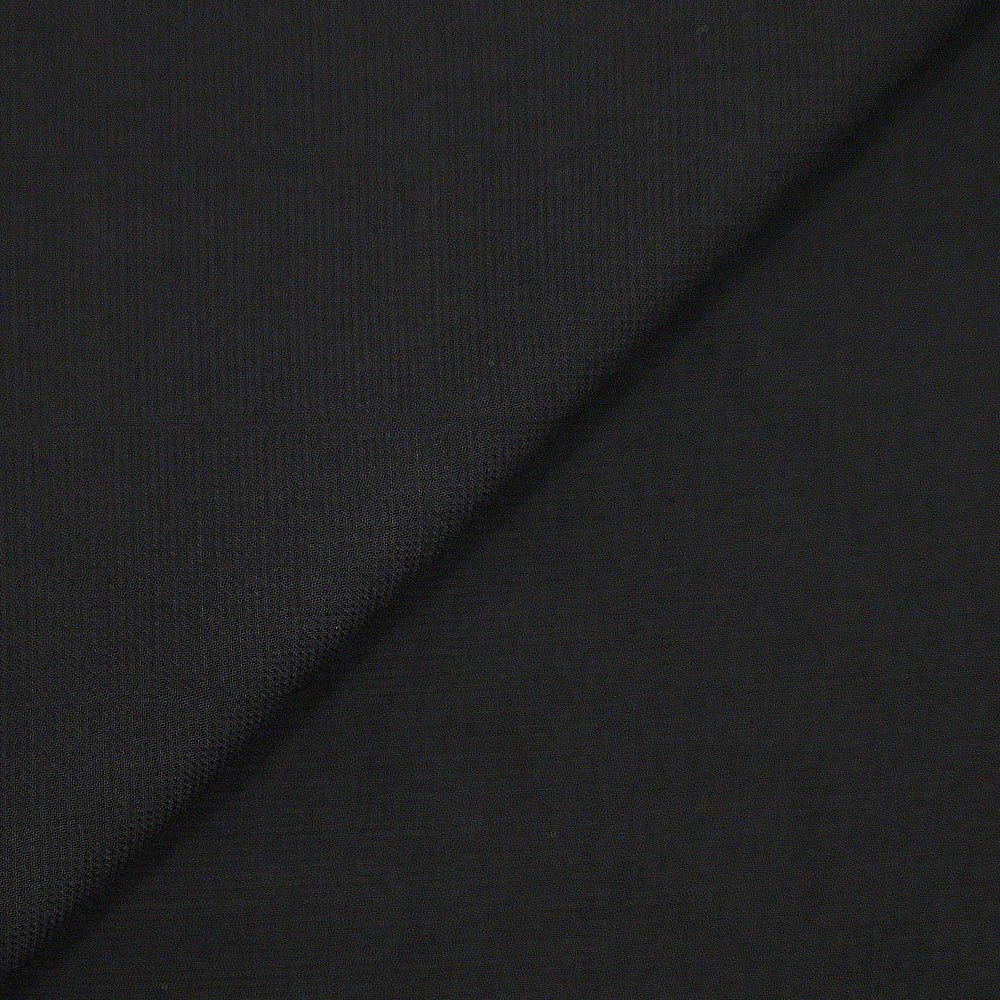 Tissu tailleur Super 130’s en laine vierge noir