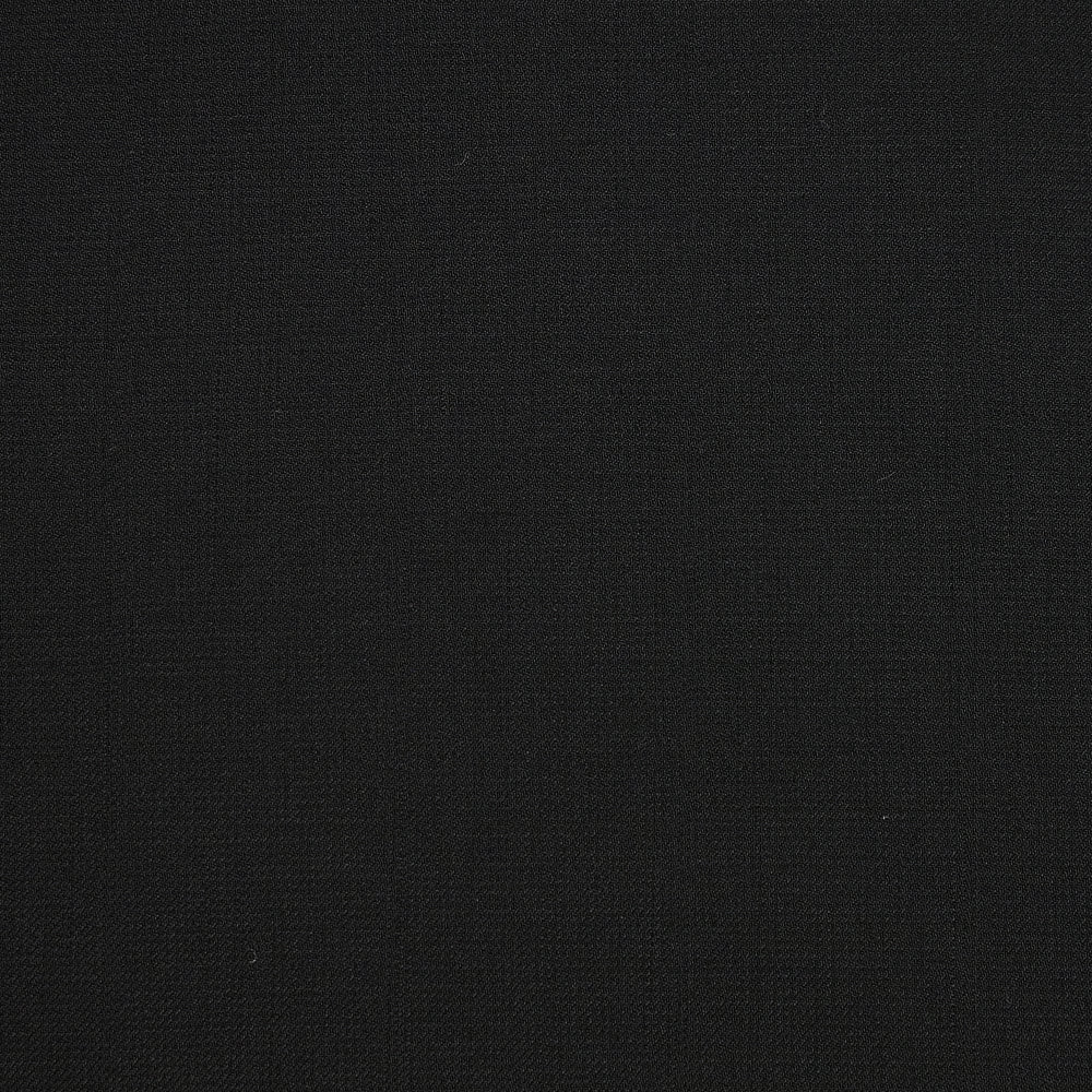 Tissu tailleur Super 130’s en laine vierge noir - Image 4