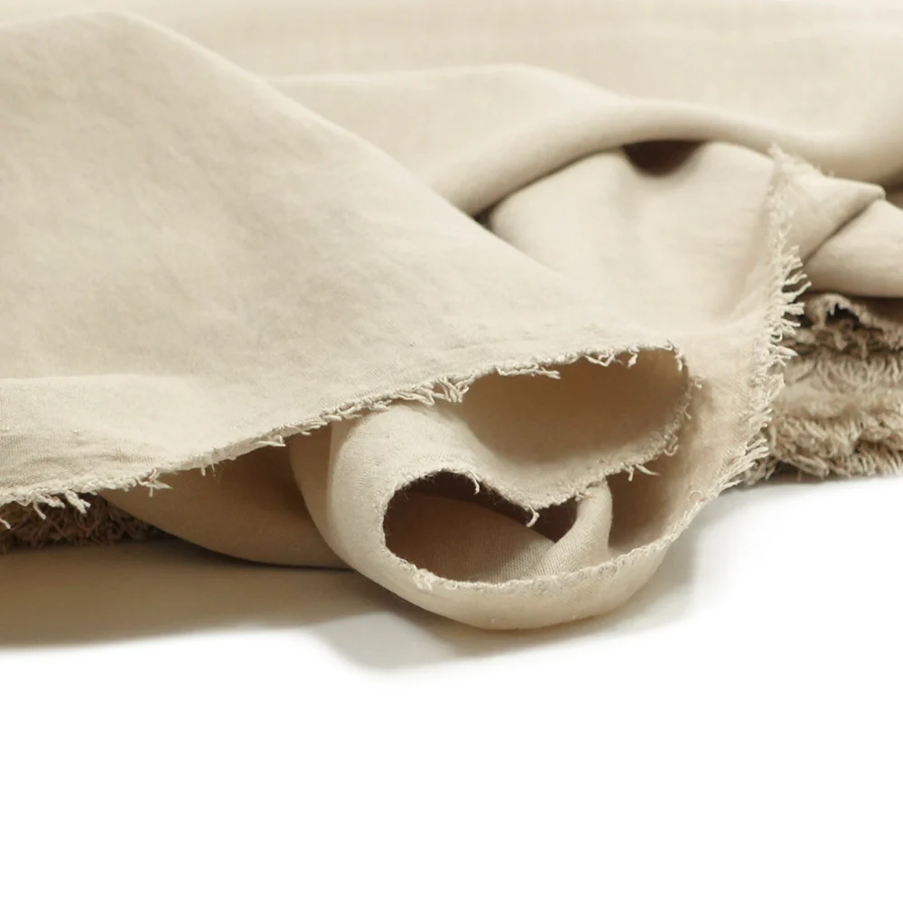 Toile fine Aviva polyester beige clair - Image 4
