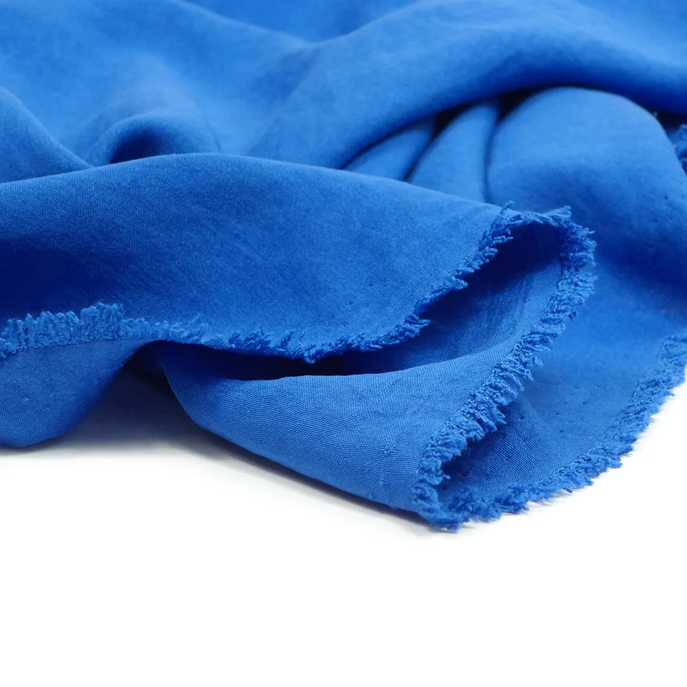 Toile fine Aviva polyester bleu azur - Image 4