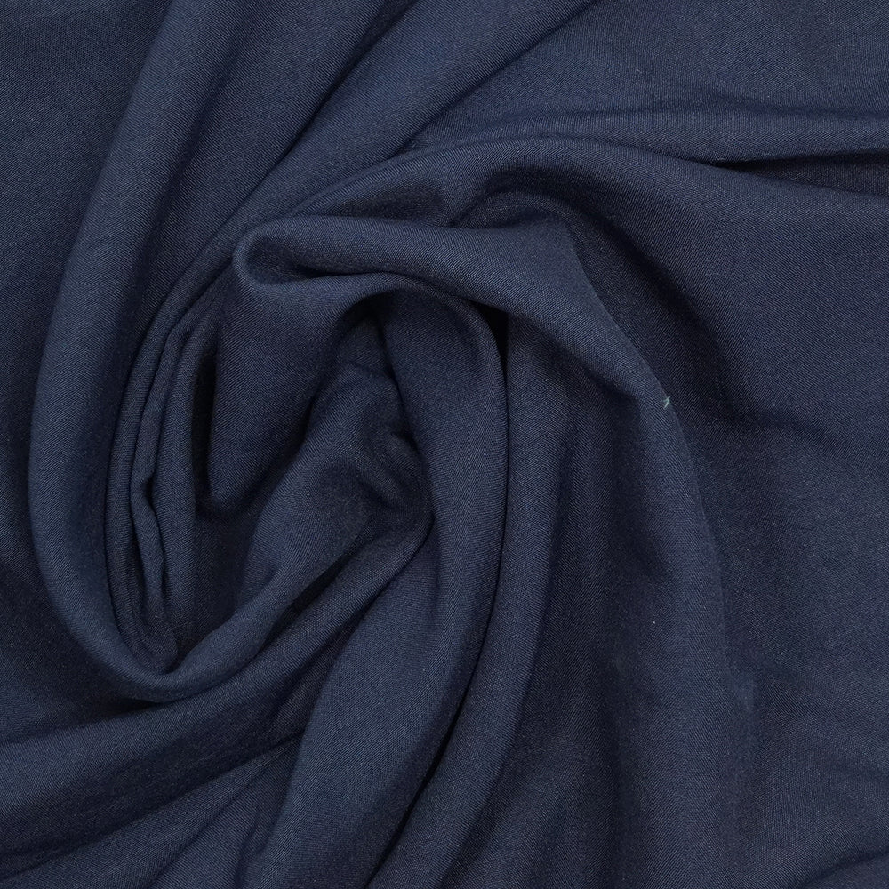 Toile fine Aviva polyester bleu marine - Image 2