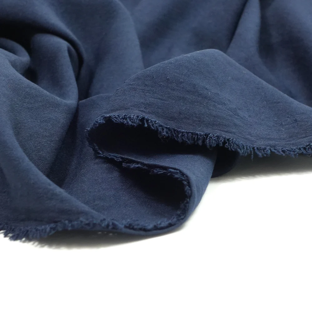 Toile fine Aviva polyester bleu marine - Image 4