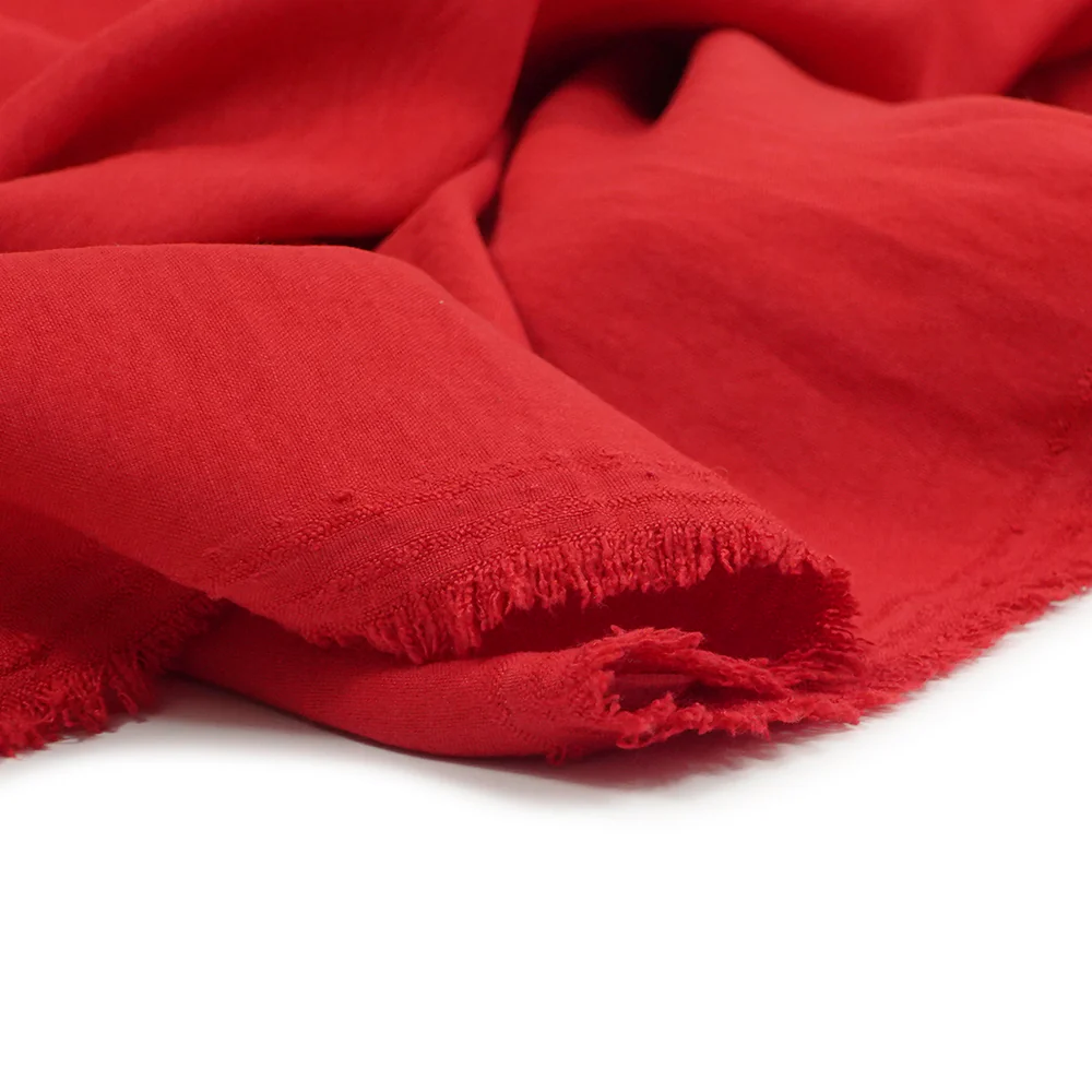 Toile fine Aviva polyester rouge - Image 4
